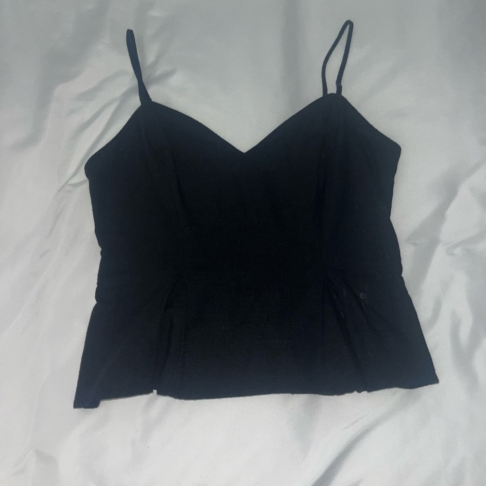 Express Crop Peplum Top